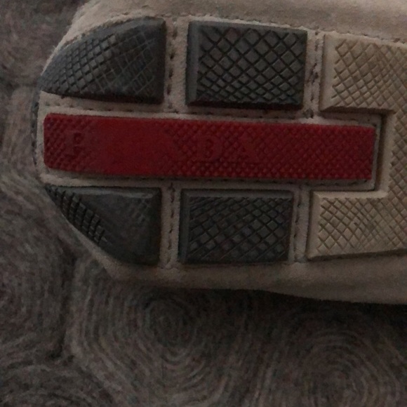 Prada cream and silver moccasin flats 9.5 gently used. - Picture 8 of 8